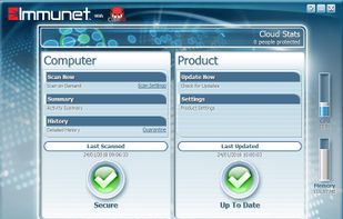 First screen of the program