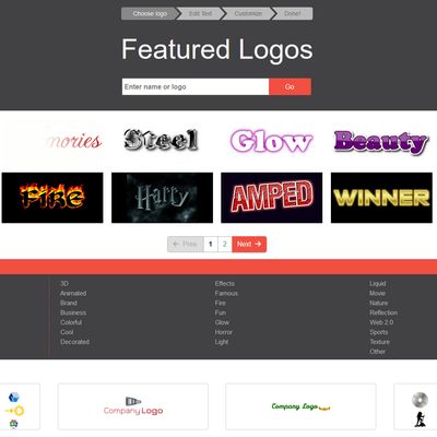 short Logo  Free Logo Design Tool from Flaming Text