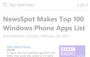 NewsSpot screenshot 2