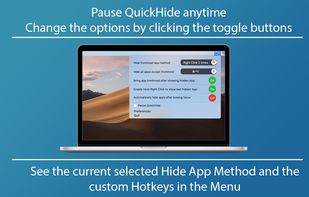 QuickHide screenshot 2