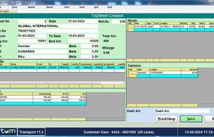 Trip Sheet
