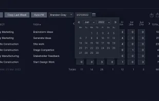 Track time, log hours and populate timesheets within one project management system. Timesheets can be auto-filled with last week’s tasks for fast, easy time tracking.