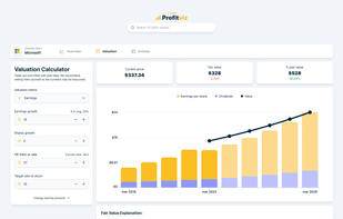 Valuation calculator
