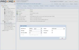 Proxmox Virtual Environment screenshot 2