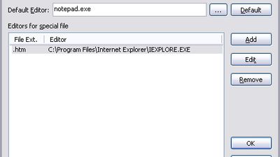 Set Default Editor