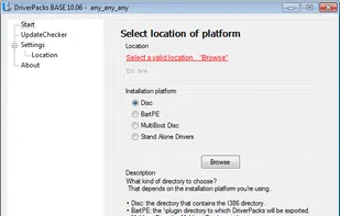 Wizard - Installation Platform
