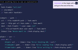 Roc Programming Language screenshot 1