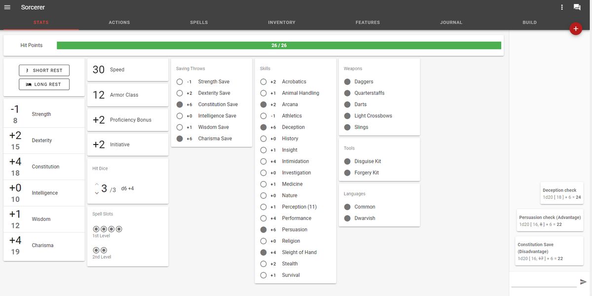 DiceCloud Alternatives Top 10 Virtual Tabletops and Roleplaying Games