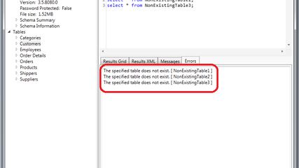 SQL Compact Query Analyzer screenshot 1