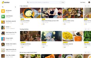 Dishlist screenshot 1