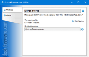 Merge Stores for Outlook screenshot 1
