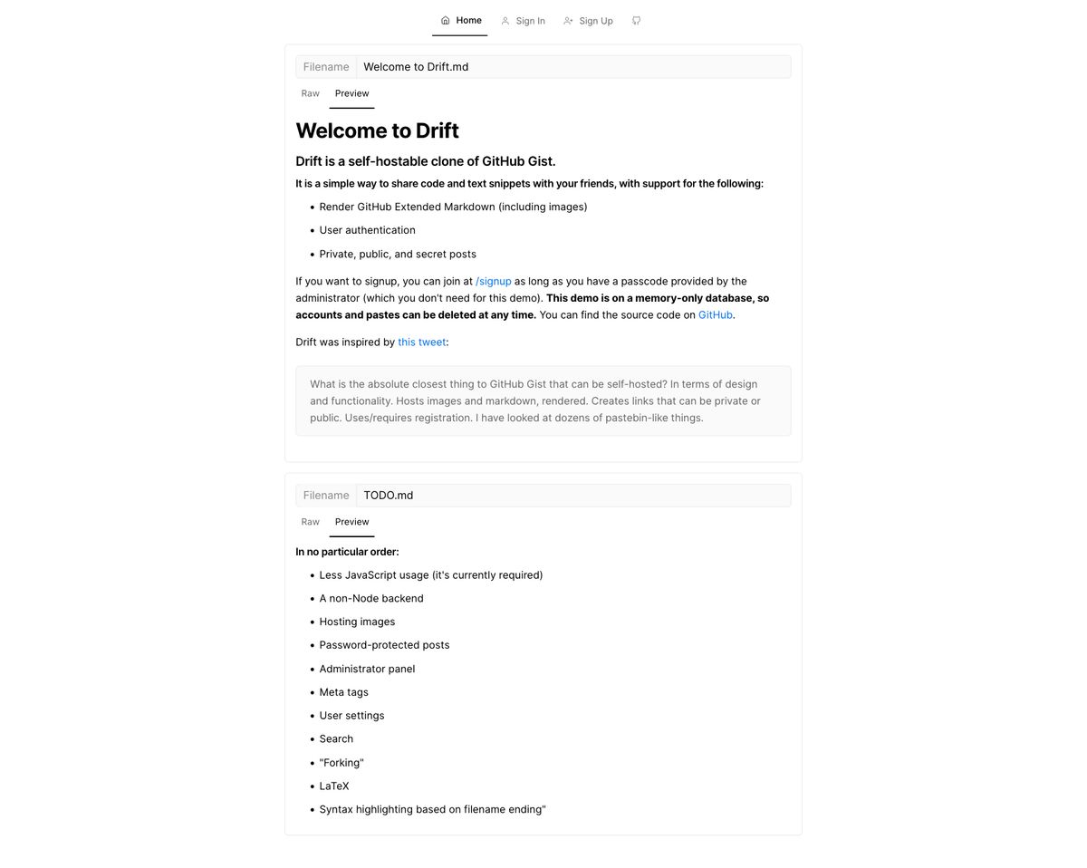 Drift Alternatives 25+ Pastebin Services and similar apps AlternativeTo