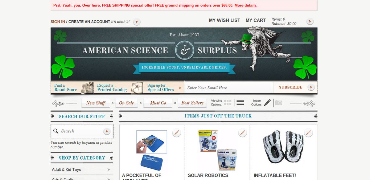 American Science Surplus Alternatives and Similar Sites / Apps