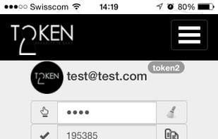 Token2 Mobile OTP screenshot 1