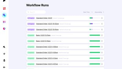 List of workflow runs