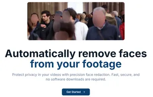 Blur faces in a crowd
