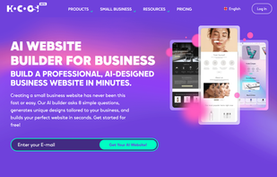 Hocoos AI Website Builder screenshot 1