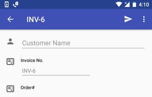 Create & Send Professional Invoices directly from your mobile phone