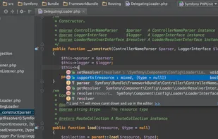 PhpStorm screenshot 1