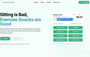 My Exercise Snacks screenshot 1
