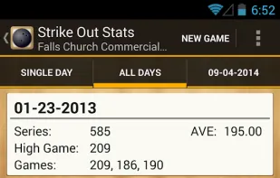Strike Out Stats screenshot 1