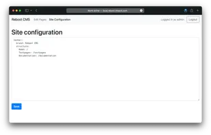 Reboot CMS screenshot 3