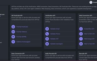 API Tier Dashboard