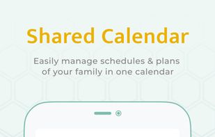 (Iphone) Shared Calendar:
E?ffortlessly plan and coordinate family events, appointments and activities