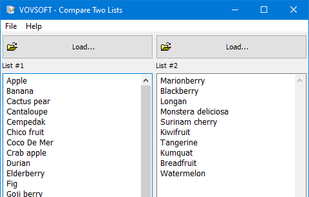 Compare Two Lists screenshot 1