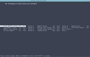GNU Typist - gtypist screenshot 1