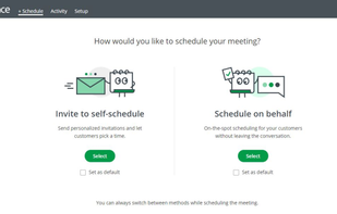 Personalized Scheduling Options