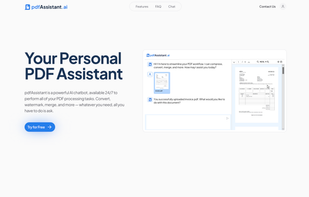 pdfAssistant.ai Homepage
