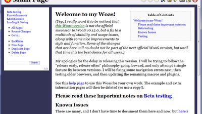 Woas screenshot 1