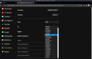 LibRedirect screenshot 3