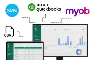 Integrate with Xero, QuickBooks and MYOB