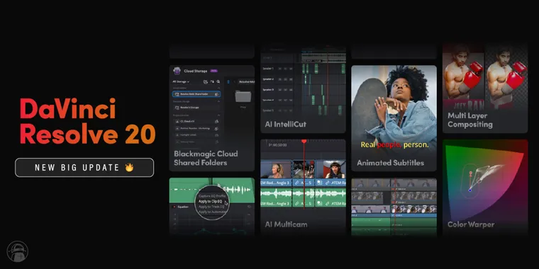 DaVinci Resolve 20 has been launched with over new 100 features and new AI-Powered tools