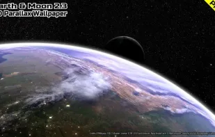 Earth and Moon in HD screenshot 1