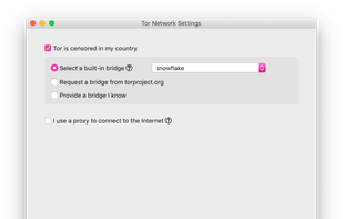 Snowflake Tor screenshot 3
