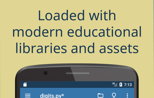 Loaded with modern educational libraries and assets