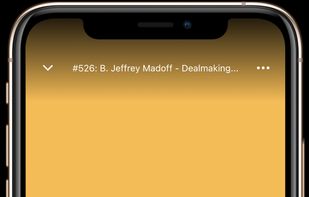 Convo automatically transcribes and divides podcast episodes into chapters.