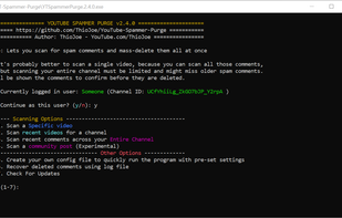 YouTube Spammer Purge screenshot 1