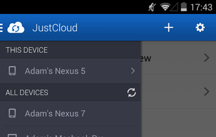 JustCloud screenshot 1