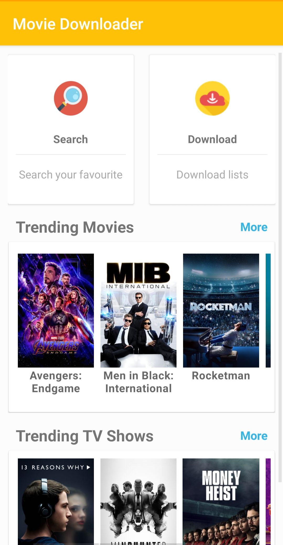 movie downloader app for android