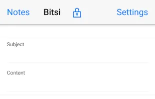 Bitsii Notebook screenshot 1