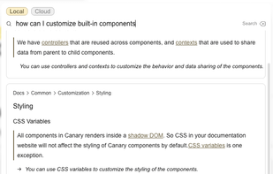 Canary - Search & Ask AI screenshot 1