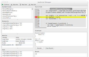 Tiny JavaScript Debugger screenshot 1