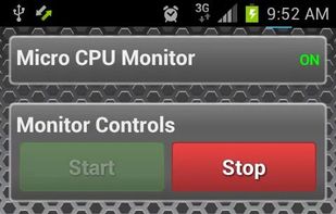 Micro CPU Monitor screenshot 1