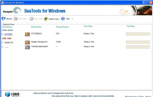 SeaTools screenshot 1