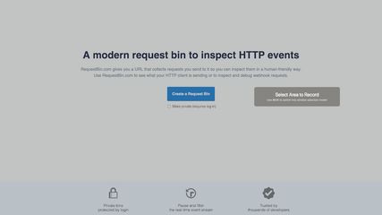 RequestBin.com screenshot 1
