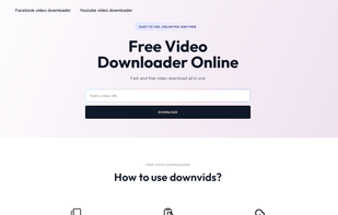 Downvids.fr screenshot 1